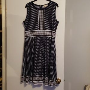 Sleeveless Polka Dot Dress